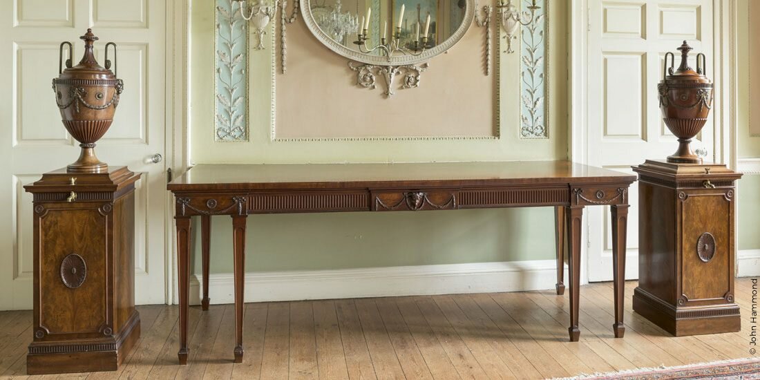 Chippendale Sideboard suite Dining Room Paxton House c1776